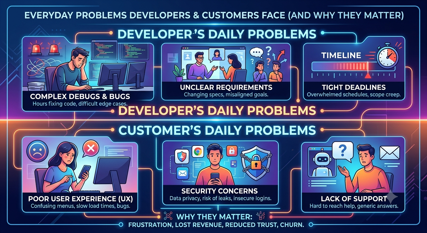 Everyday Problems Developers & Customers Face (And Why They Matter)