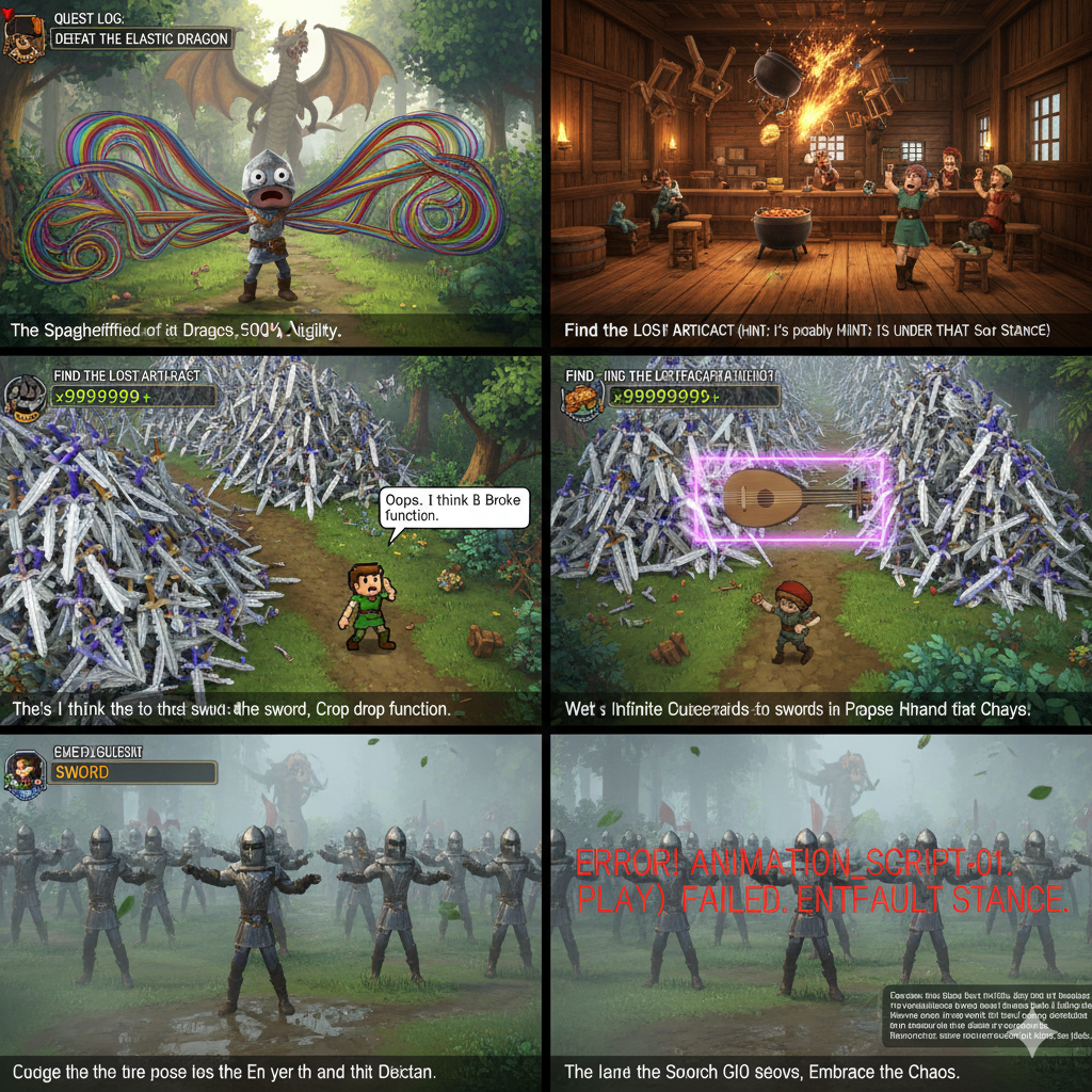 The Hilarious Glitches of Gamedev: When Code Becomes a Comedian